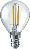 Лампа светодиодная филаментная FL CL G45 7Вт Е14 2700K 805Лм 45х78мм Navigator