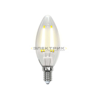 Лампа светодиодная филаментная FL CL C35 6Вт Е14 3000К 450Лм 35х100мм Uniel