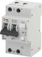 Автоматический выключатель дифференциального тока АВДТ 63 1P+N 63А 300мА тип A 6кА хар-ка С Pro NO-9