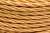 Ретро провод 3х1.5мм глянец золотой (уп.50м) BIRONI