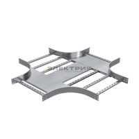 Ответвитель для лотка Х-образный 50х700мм R600 1.5мм нержавеющая сталь AISI 304 DKC