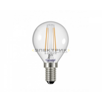 Лампа светодиодная филаментная FL CL G45 7Вт Е14 6500К 530Лм 45х78мм GENERAL