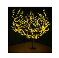 Дерево светодиодный Сакура желтый 150см 864LED 110Вт 24В IP54 Neon-Night