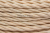 Ретро провод 3х0.75мм матовый золотой песочный (уп.150м) BIRONI