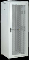 Шкаф сетевой LINEA N 24U 800х800мм перфорированная передняя дверь задняя металлическая серый ITK