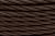 Ретро провод 3х1.5мм матовый коричневый (уп.150м) BIRONI