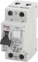 Автоматический выключатель дифференциального тока АВДТ 63 1P+N 40А 30мА тип A 6кА хар-ка С Pro NO-90