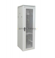 Шкаф сетевой LINEA N 19 дюймов 28U 600х800мм перфорированная передняя дверь серый ITK