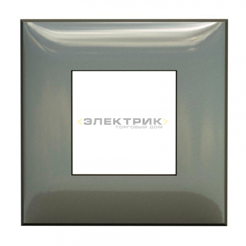 Рамка одноместная универсальная серый жемчуг ARTLEBEDEV Avanti DKC