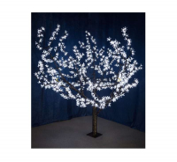 Дерево светодиодный Сакура белый 150см 864LED 110Вт 24В IP54 Neon-Night