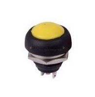 Выключатель-кнопка 250В 1А (2с) желтая Micro REXANT