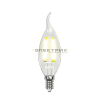 Лампа светодиодная филаментная FL CL CW35 6Вт Е14 4000К 450Лм 35х128мм Uniel