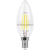 Лампа светодиодная филаментная LB-73 FL CL С35 9Вт Е14 4000К 860Лм 35х100мм FERON