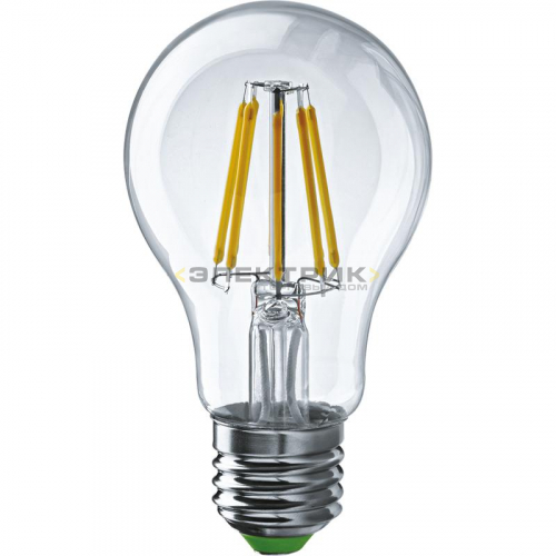 Лампа светодиодная филаментная FL CL A60 13Вт Е27 4000К 1300Лм 60х105мм ОНЛАЙТ