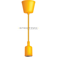 Светильник декоративный подвесной NIL-SF02 60Вт Е27 1м пластик желтый IP20 Navigator