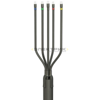 Муфта кабельная концевая универсальная 1кВ 5ПКВ(Н)Тп-1 16-25мм2 с наконечниками (пластик без брони) 
