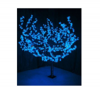 Дерево светодиодный Сакура синий 150см 864LED 110Вт 24В IP54 Neon-Night