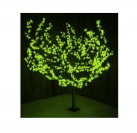 Дерево светодиодный Сакура зеленый 150см 864LED 110Вт 24В IP54 Neon-Night