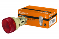 Лампа ENR-22 сигнальная d22мм красный неон 230В цилиндр (кратно 10шт) TDM