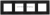 Рамка четырехместная универсальная стеклянная черный/антрацит 14-5104-05 Elegance ЭРА