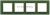 Рамка четырехместная универсальная стеклянная зеленый/слоновая кость 14-5104-27 Elegance ЭРА