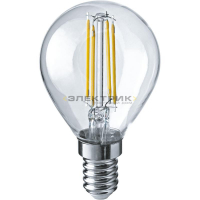 Лампа светодиодная филаментная FL CL G45 12Вт Е14 2700К 1200Лм 45х78мм ОНЛАЙТ