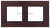 Рамка двухместная универсальная стеклянная бордо/антрацит 14-5102-25 Elegance ЭРА
