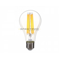 Лампа светодиодная филаментная FL CL A65 20Вт Е27 2700К 1620Лм 65х125мм GENERAL