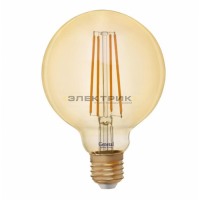 Лампа светодиодная филаментная золото FL CL G95 10Вт Е27 2700К 1025Лм 95x136мм GENERAL