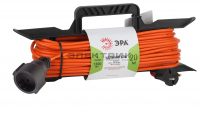 Удлинитель-шнур на рамке 1х20м без заземления 6А 1,3кВт ПВС 2х0.75мм2 IP44 ЭРА