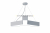 Светильник светодиодный подвесной белый Geometria Igrek SPO-141-W-40K-028 28Вт 4000К 1750Лм 600х600х