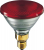 Лампа накаливания инфракрасная зеркальная красная ИКЗК PAR38 175Вт Е27 3000К 121х136мм PHILIPS
