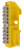 Шина PE "земля" на DIN-изоляторе ШНИ-6х9-10 никелированная Д желтый NO-222-92-1 ЭРА