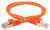 ITK Коммутационный шнур (патч-корд), кат.5Е FTP, 1м, оранжевый IEK