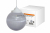 Светильник НСБ 02-60-252 шар прозрачный с огранкой 250мм шнур белый 60Вт Е27 IP40 TDM