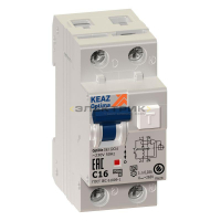 Автоматический выключатель дифференциального тока D63 2Р (1P+N) 10А 10мА 6кА тип A хар-ка C OptiDin 