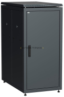 Шкаф сетевой LINEA N 19 дюймов 24U 600х1000мм металлические двери черный ITK