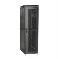 Шкаф сетевой LINEA N 19 дюймов 18U 600х1000мм перфорированные двери черный ITK