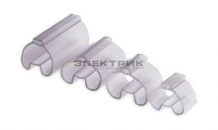 Трубочка прозрачная для жесткой маркировки 1.5-2.5мм длина 15мм (уп.1000шт) DKC