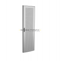 Дверь перфорированная для шкафа LINEA N 24U 600мм серый ITK