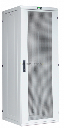 ITK Шкаф сет. 19", 42U, 800х800мм, стек.пер.дверь сер. (место 2 из 3) IEK
