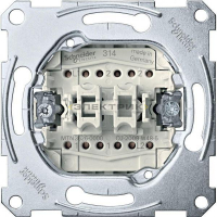 Механизм выключателя двухклавишный 16А Merten Schneider Electric