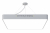 Светильник светодиодный подвесной белый Geometria Quadro SPO-164-W-40K-110 110Вт 4000К 17300Лм 800х8