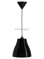 Светильник НСБ 21-60-172 "Melodi mini" черный, шнур черный 60Вт Е27 IP20 (кратно 5шт) TDM