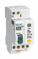 Выключатель автоматический дифференциального тока ДИФ-102 1Р+N 25А 30мА тип AC 4.5кА хар-ка С DEKraf