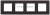 Рамка четырехместная универсальная металлическая черный/антрацит 14-5204-05 Elegance ЭРА