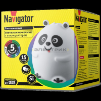 Светильник-ночник панда NNL-SW08 1Вт 1200мАч USB IP33 Navigator