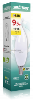 Лампа светодиодная FR CW37 9.5Вт Е14 3000К 760Лм 37х125мм Smartbuy