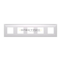 Рамка пятиместная универсальная белый жемчуг ARTLEBEDEV Avanti DKC