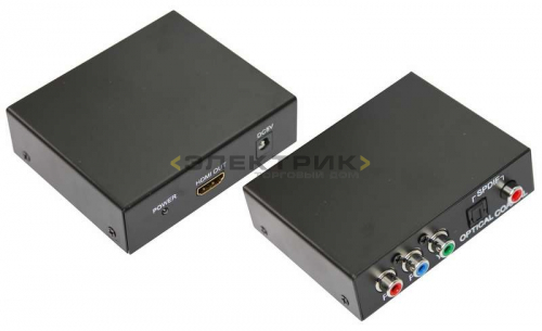 Конвертер YPbPr + SPDIF / Toslink на HDMI металл REXANT